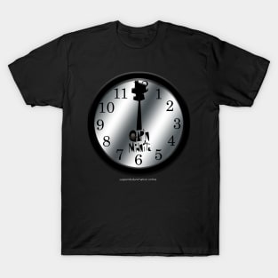 Cap'n Midnite Logo on Clock T-Shirt